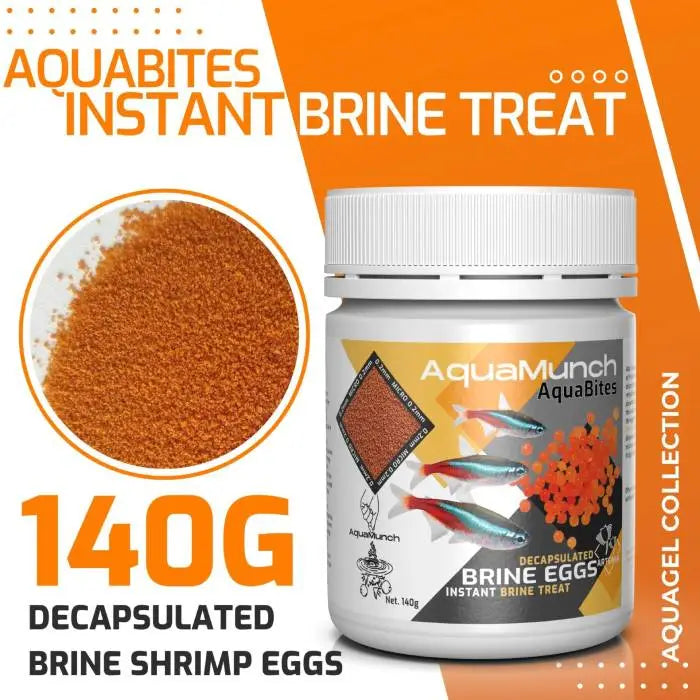 Decapsulated Brine Shrimp Eggs AquaBites 140g