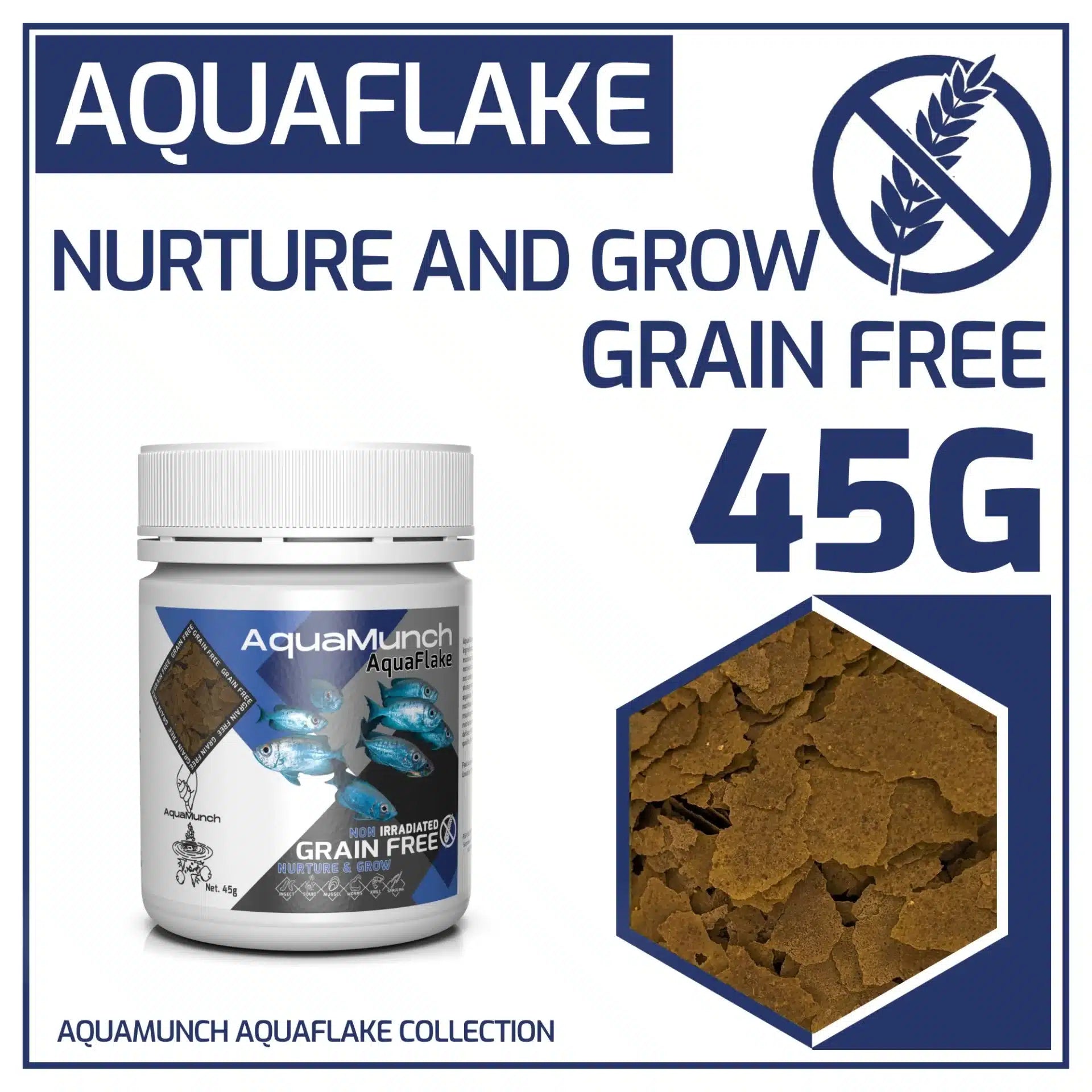 Nurture & Grow AquaFlake 45g