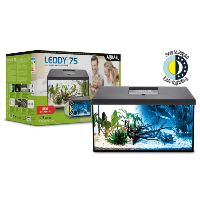 Aquael Leddy 75 Day & Night Aquarium Set
