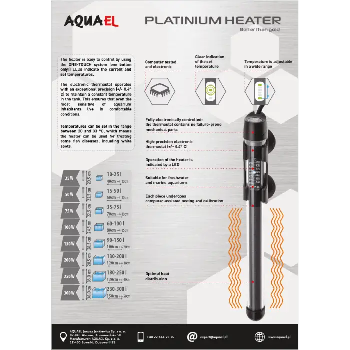 AQUAEL Platinum Heater
