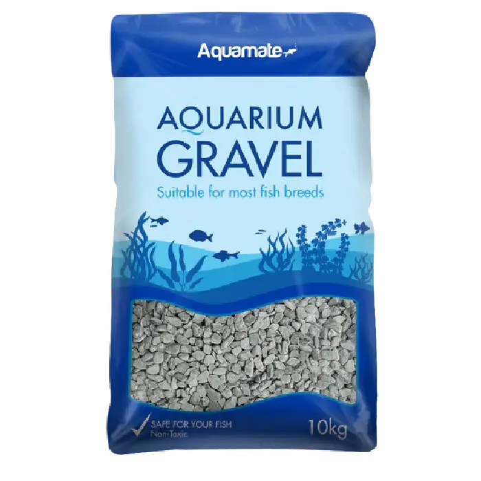 Aquamate Natural Gravel Black 10kg