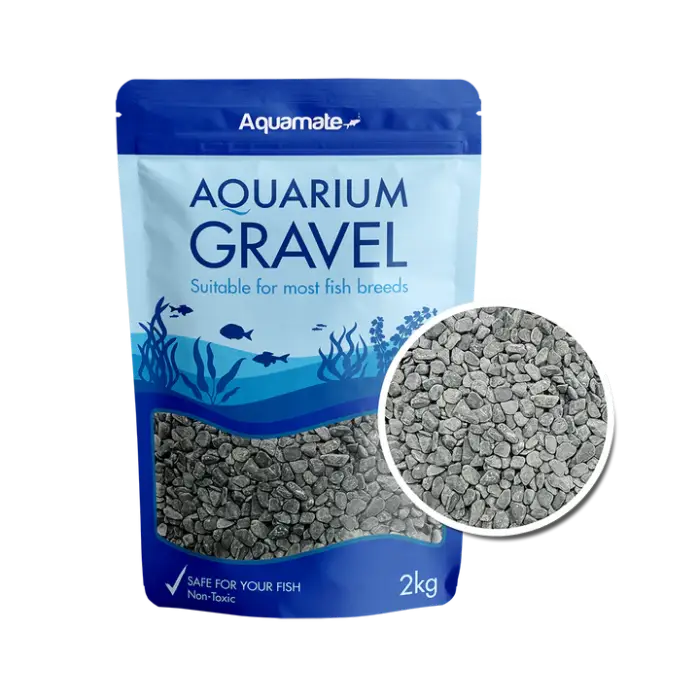 Aquamate Natural Gravel Black 2kg