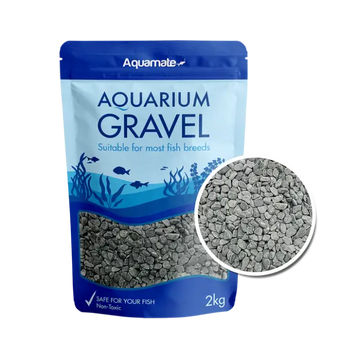 Aquamate Natural Gravel Black 2kg