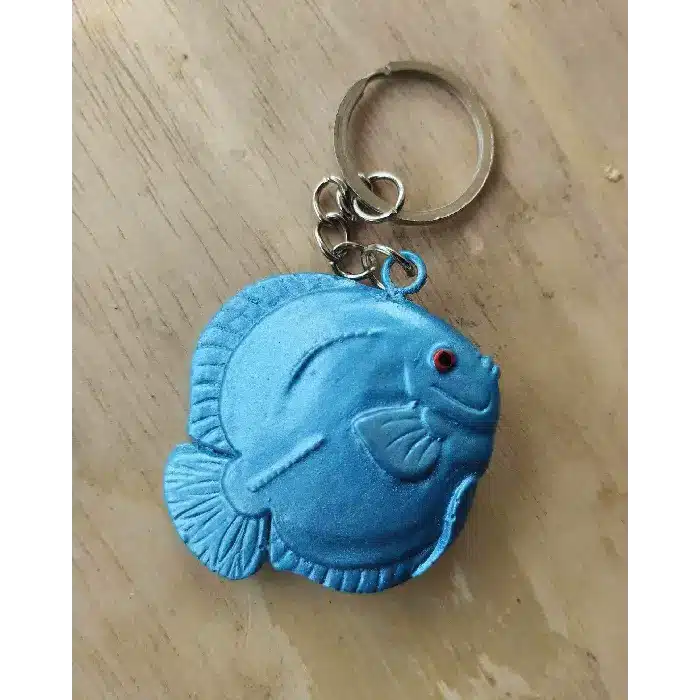 Blue Diamond Discus Key Ring