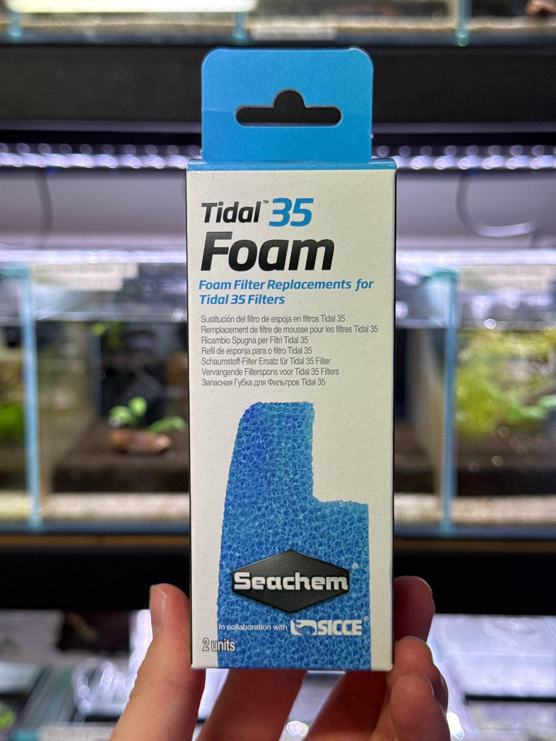 Seachem Tidal™ Foam Filter Sponges 2pk
