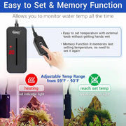Hygger Aquarium Tiny Titanium Heater