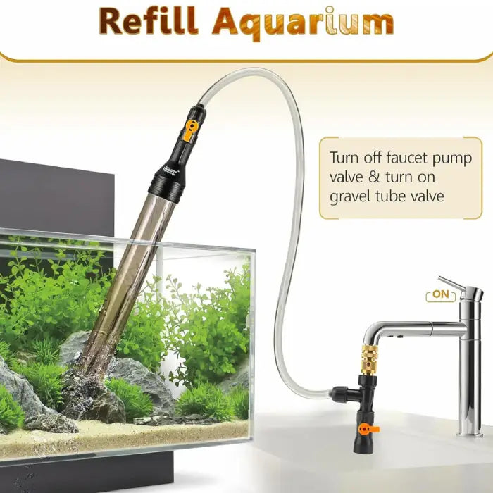Hygger Aquarium Syphon Brass Adapter