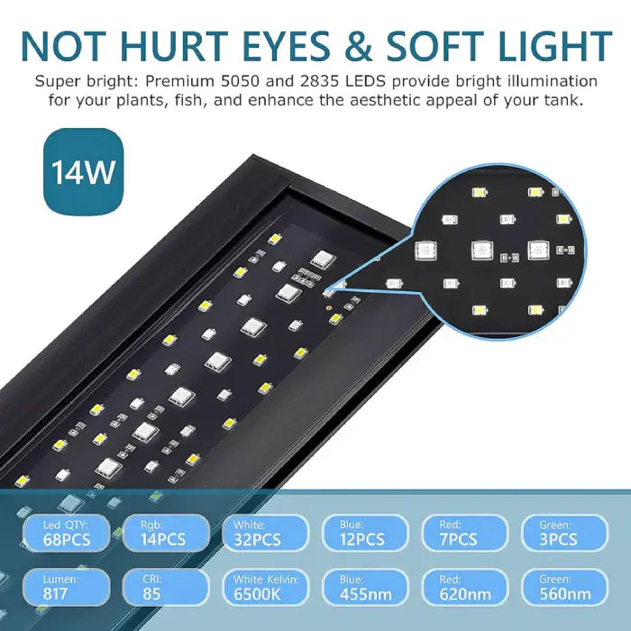 Hygger Clip On Planted Aquarium Lights