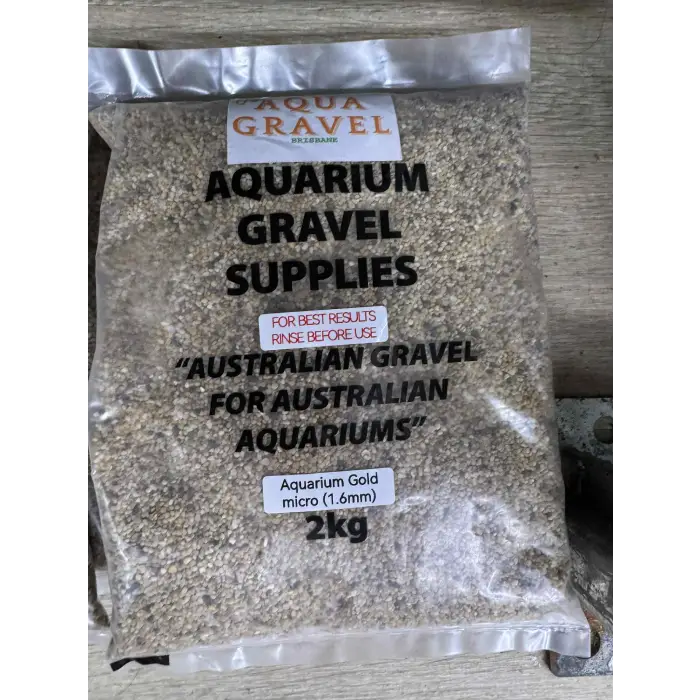 Aquarium Gold Micro Gravel (1.6mm)