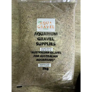 Aquarium Gold Micro Gravel (1.6mm)