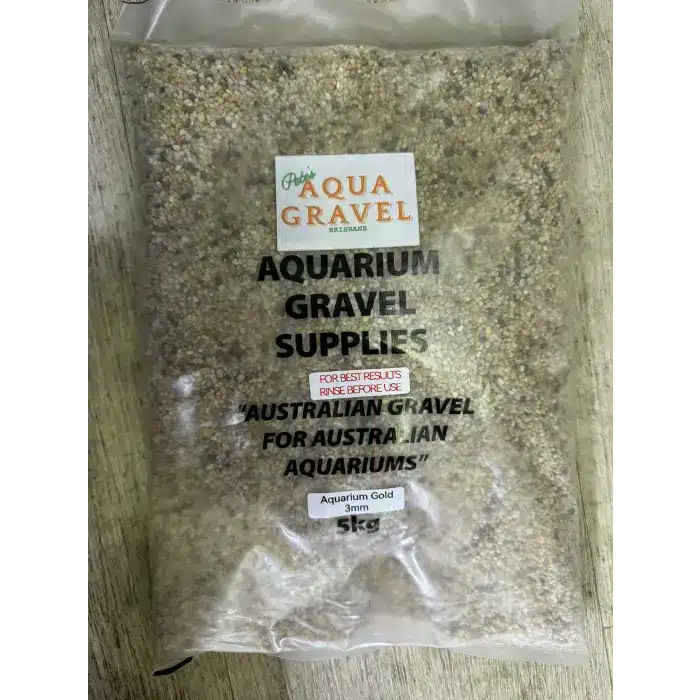 Aquarium Gold Gravel (3mm)