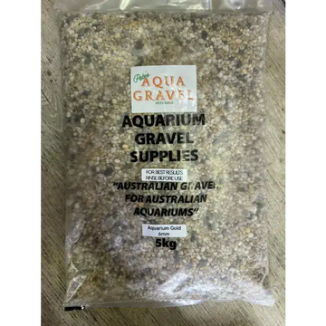 Aquarium Gold Gravel (6mm)