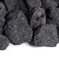 black lava rock